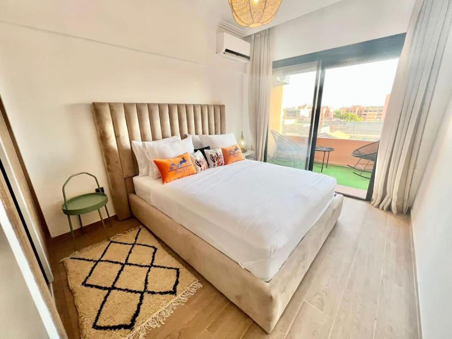 Cozy&Elegant Apartment/Pool/City Center/Gueliz Marrakesch Exterior foto
